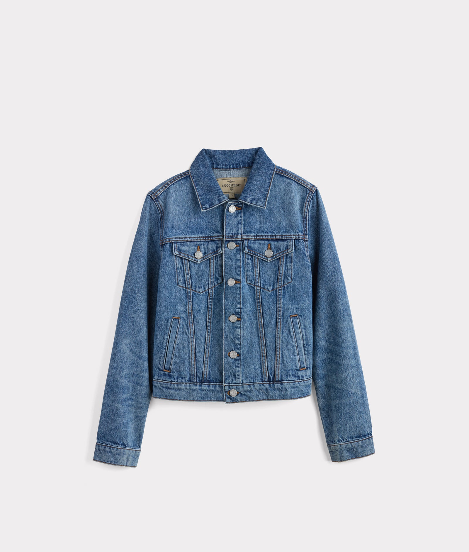 Justine Fringe Denim Jacket :: Blue Roan product image