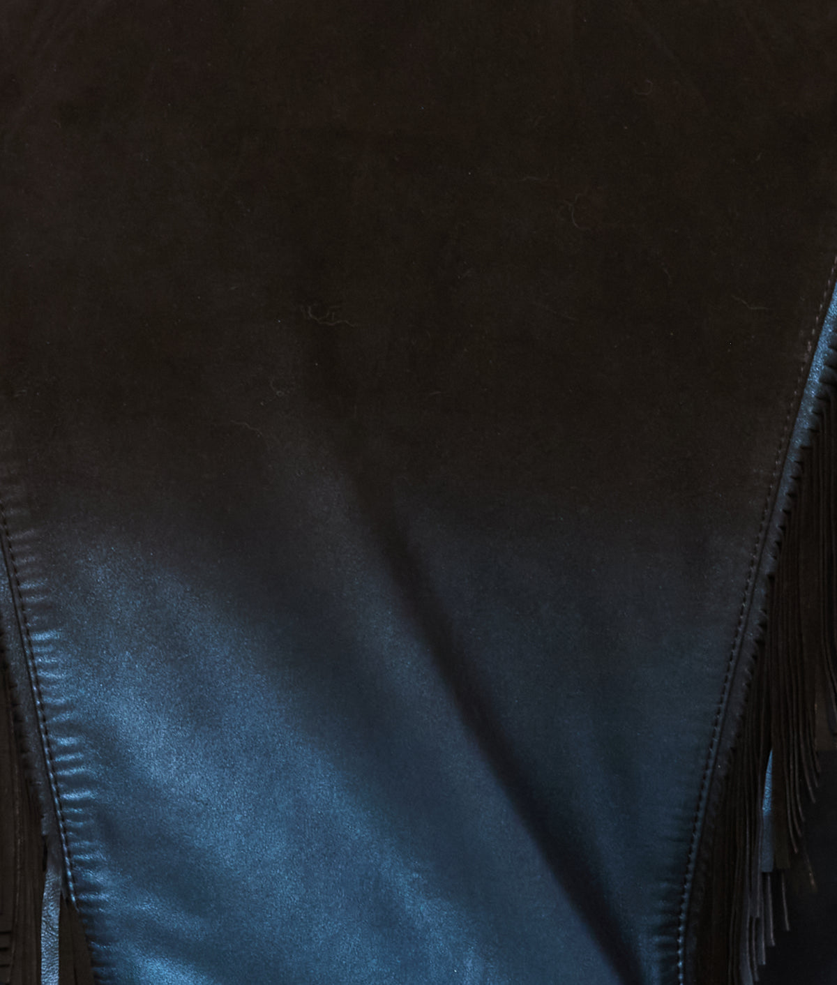 Nightfall Fringe Jacket :: Black/Blue 15