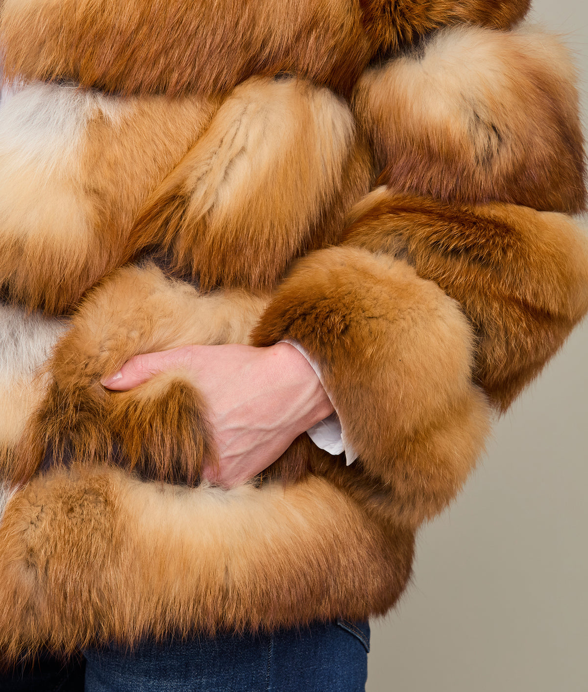 Scarlet Fur Jacket :: Caramel 5