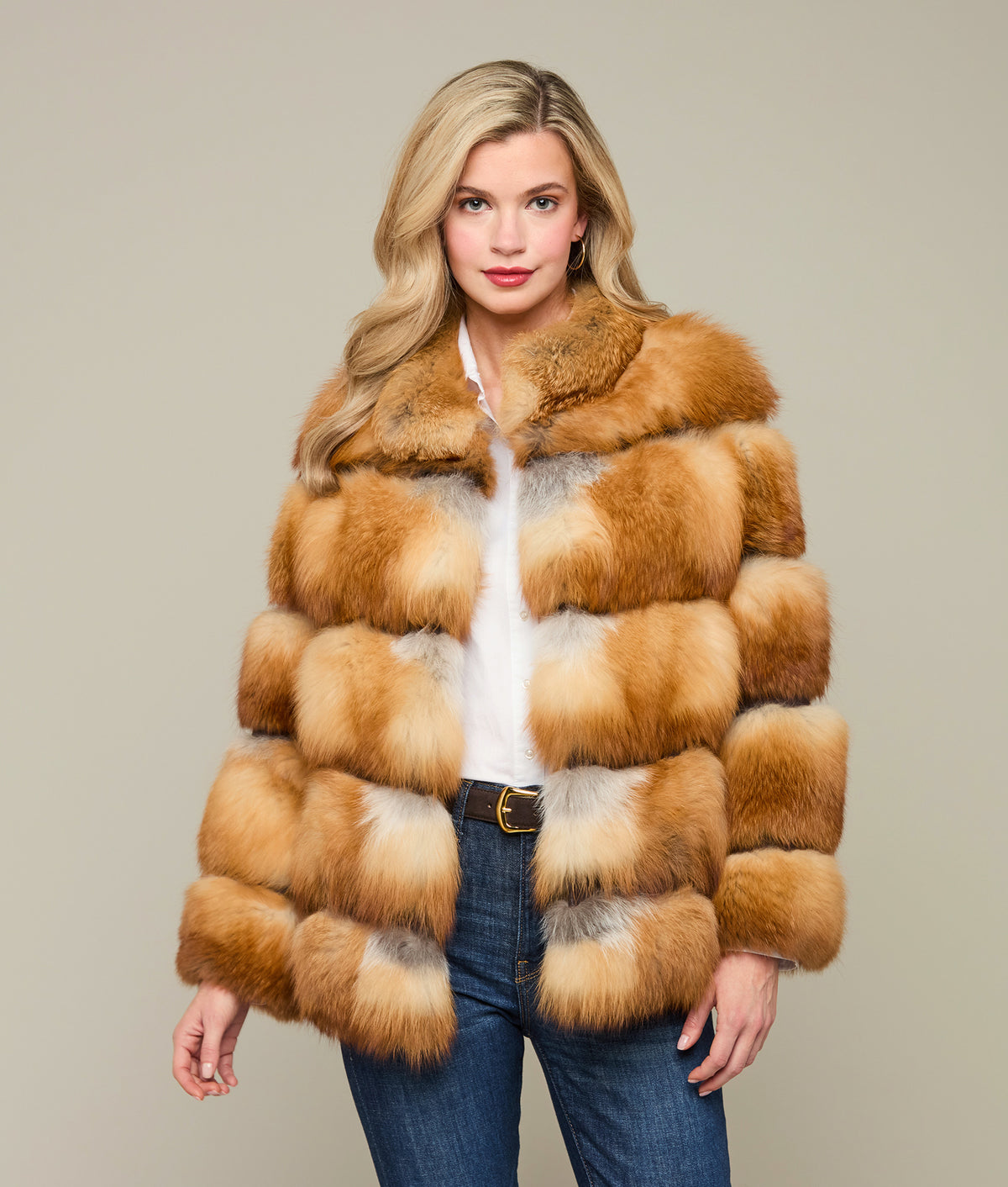 Scarlet Fur Jacket :: Caramel 8
