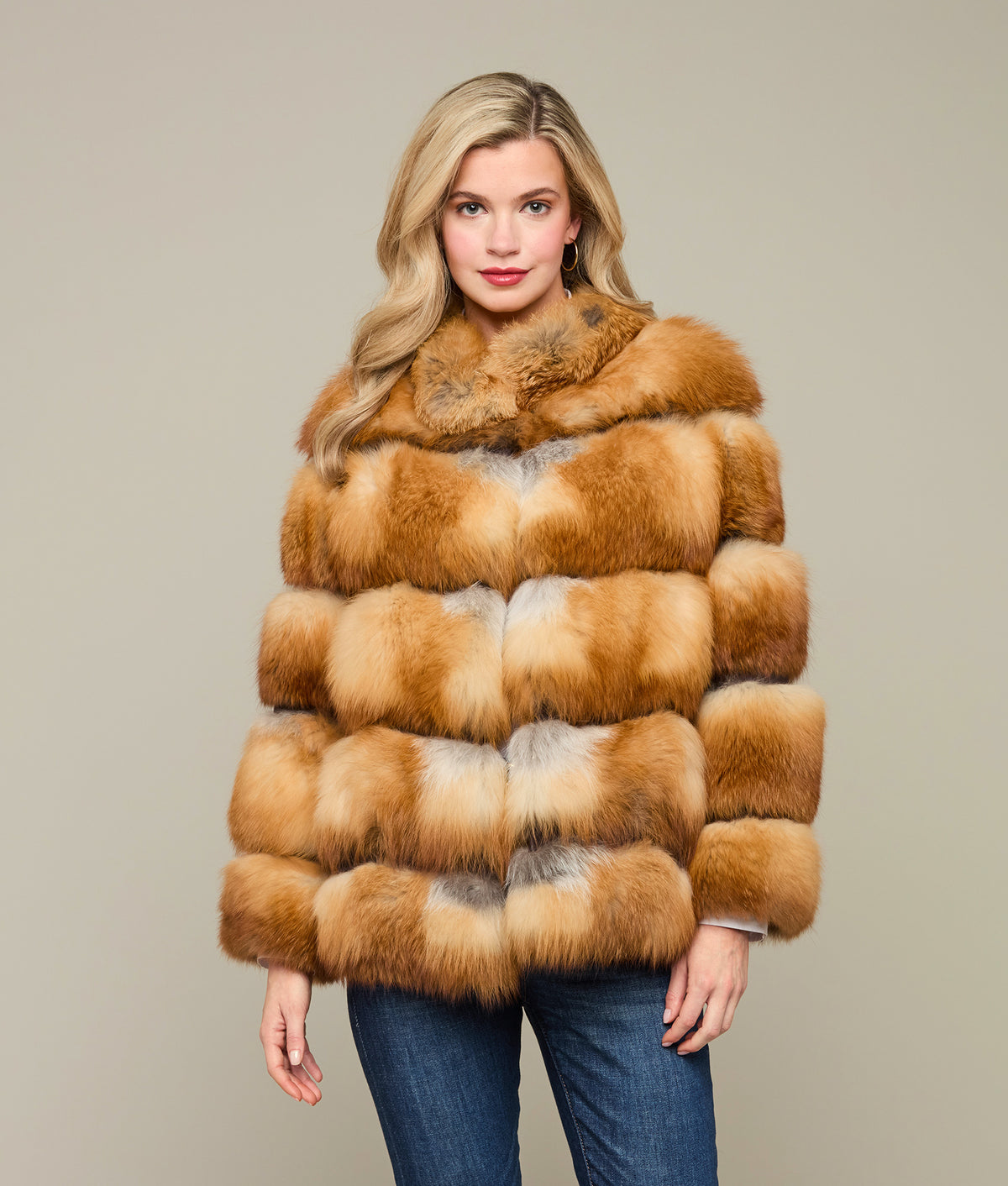 Scarlet Fur Jacket :: Caramel 4