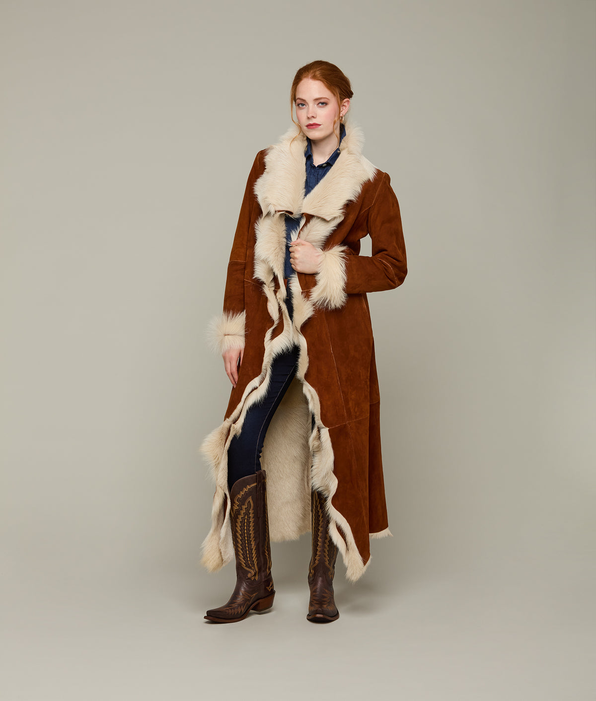 Supreme Kid Coat :: Brown 5