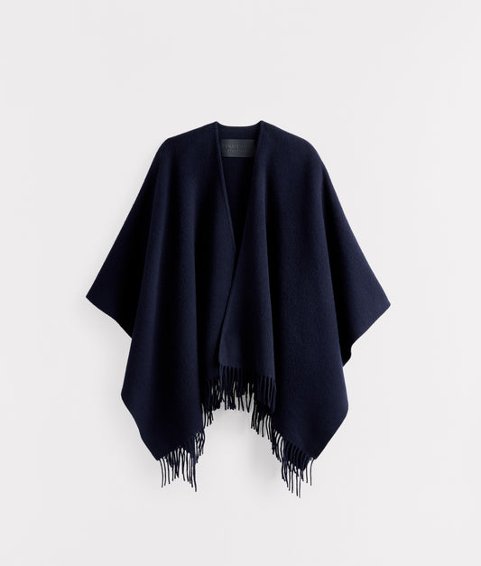 Wynonna Wool Wrap :: Navy