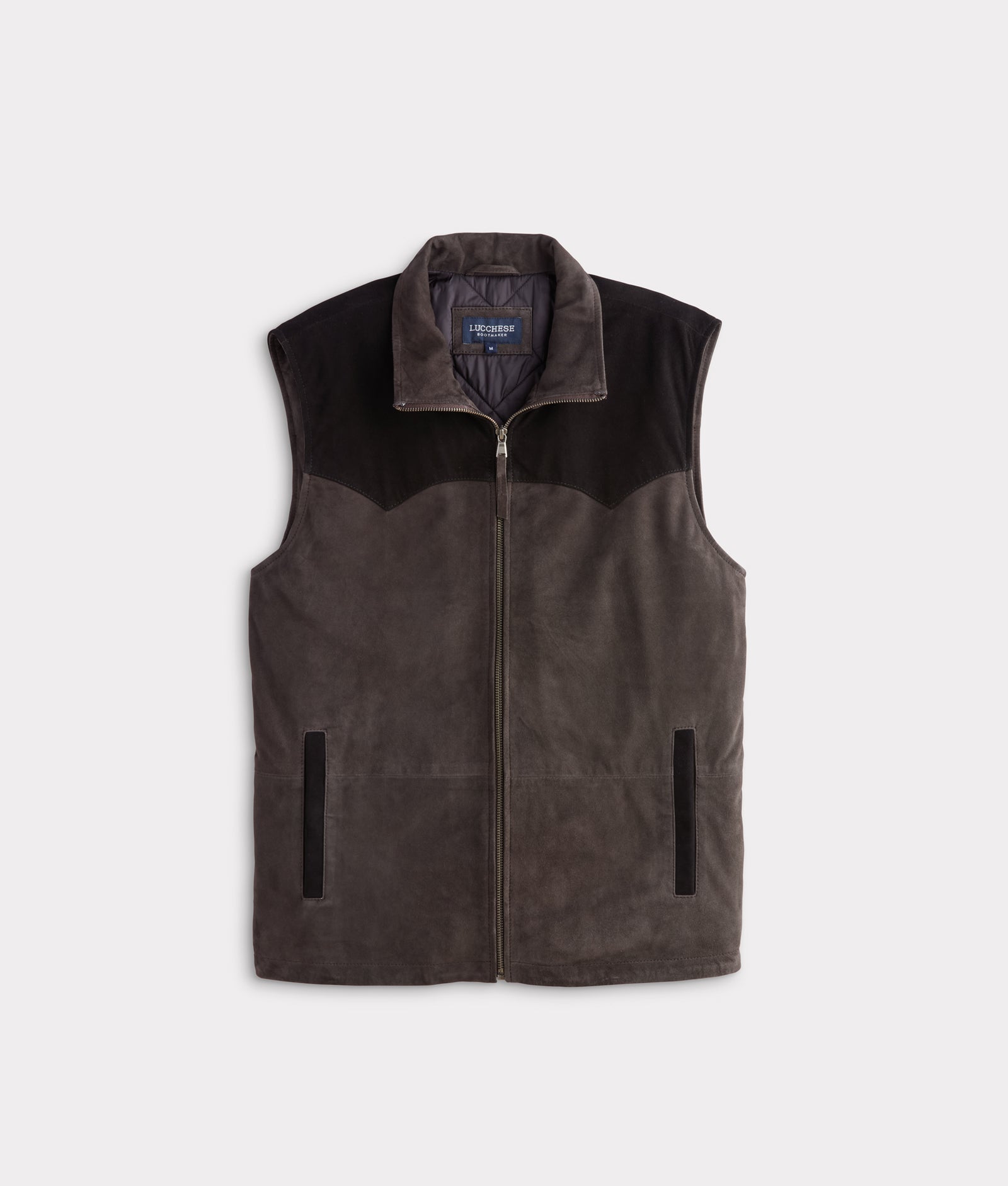 Rit Two-Tone Vest :: Charcoal product image