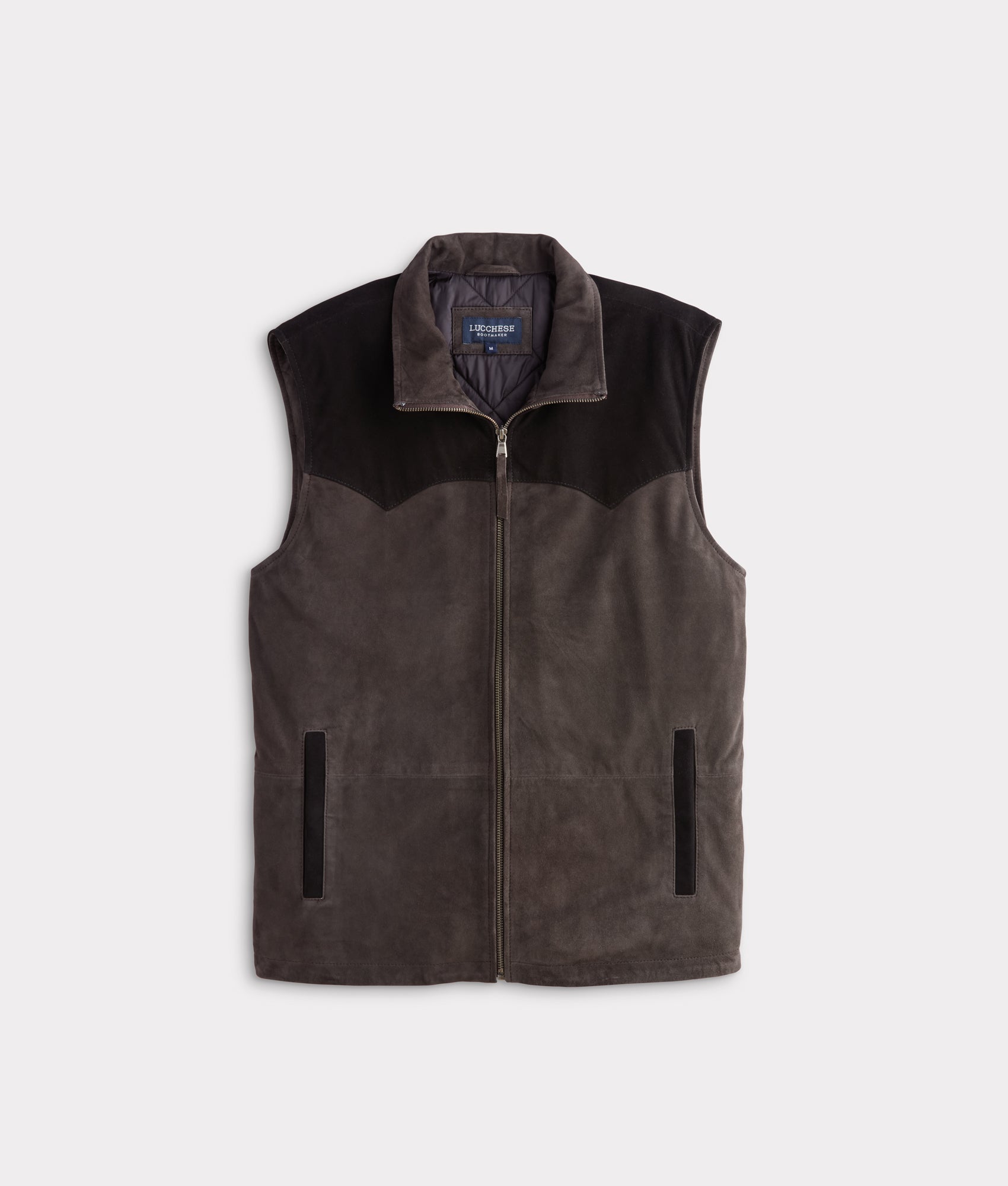 Rit Two-Tone Vest :: Charcoal product image