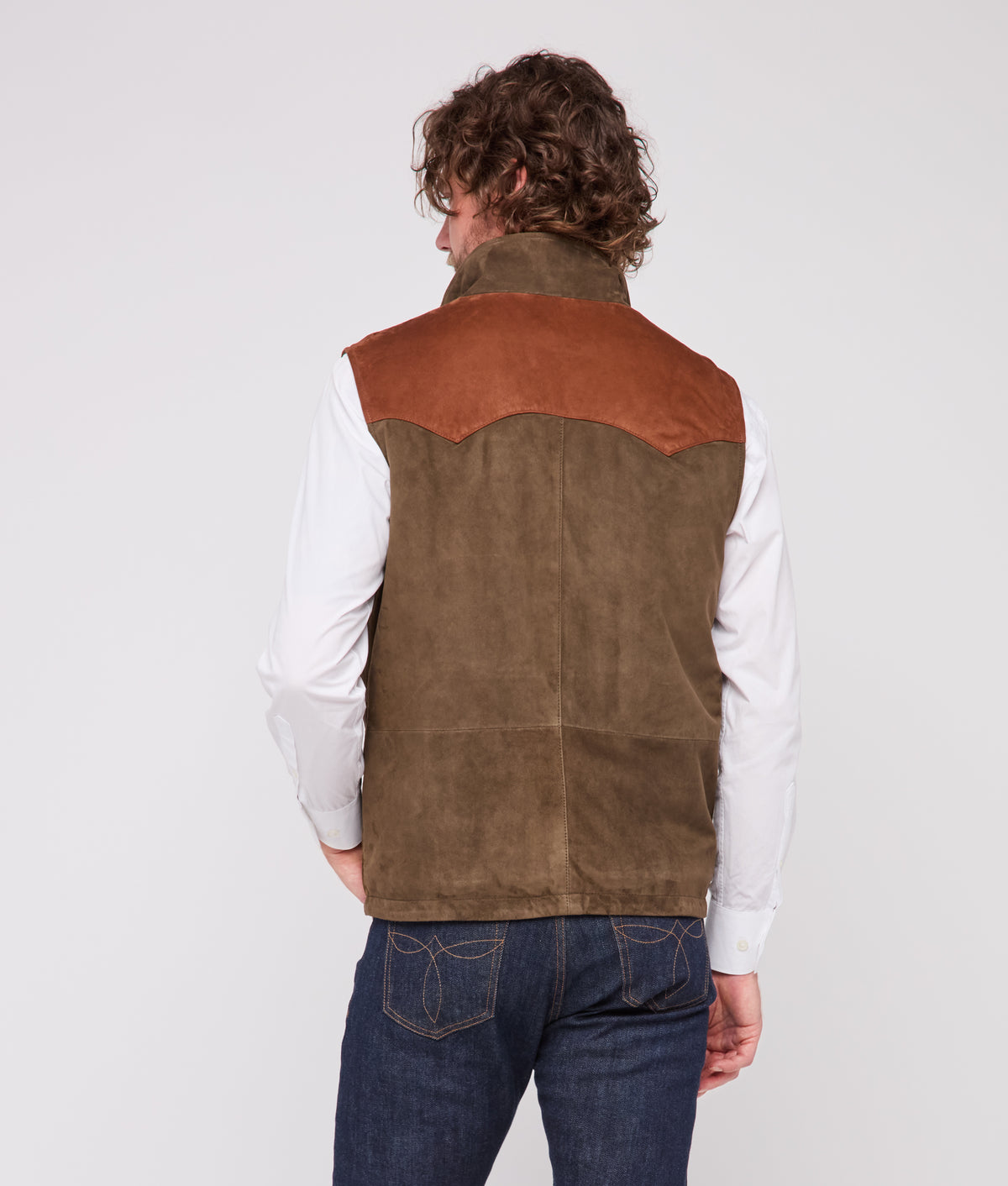 Rit Two-Tone Vest :: Olive 8
