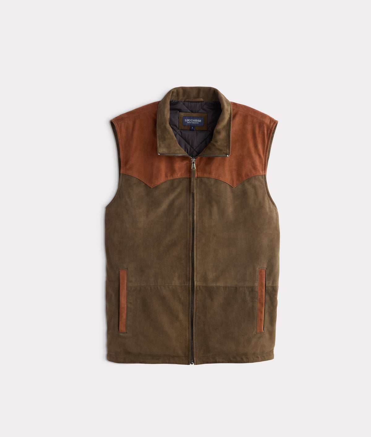 Rit Two-Tone Vest :: Olive 1