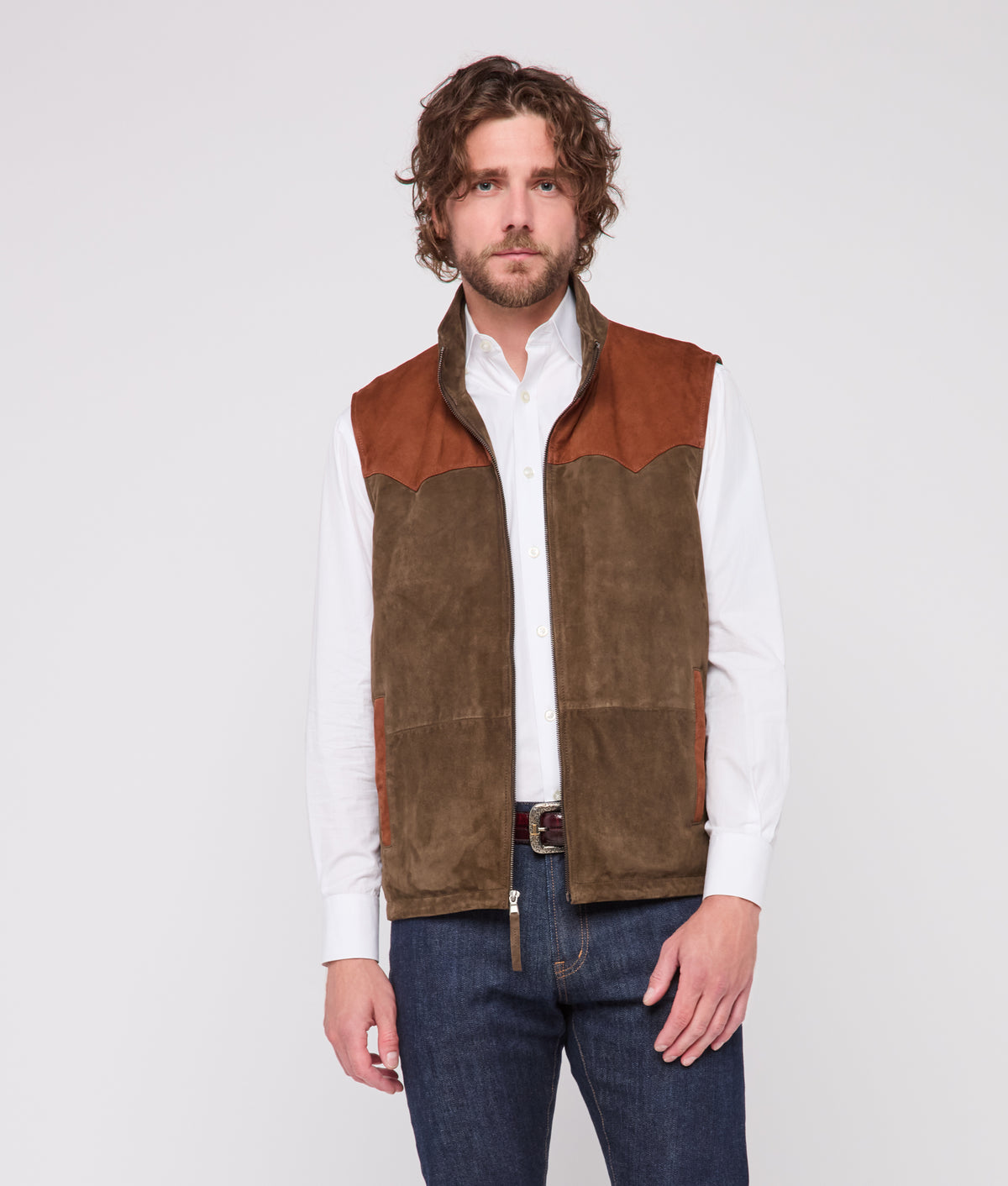 Rit Two-Tone Vest :: Olive 9