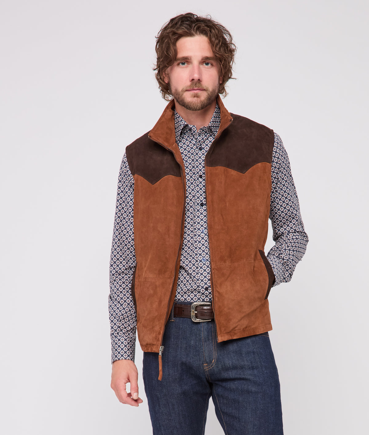 Rit Two-Tone Vest :: Brown 10