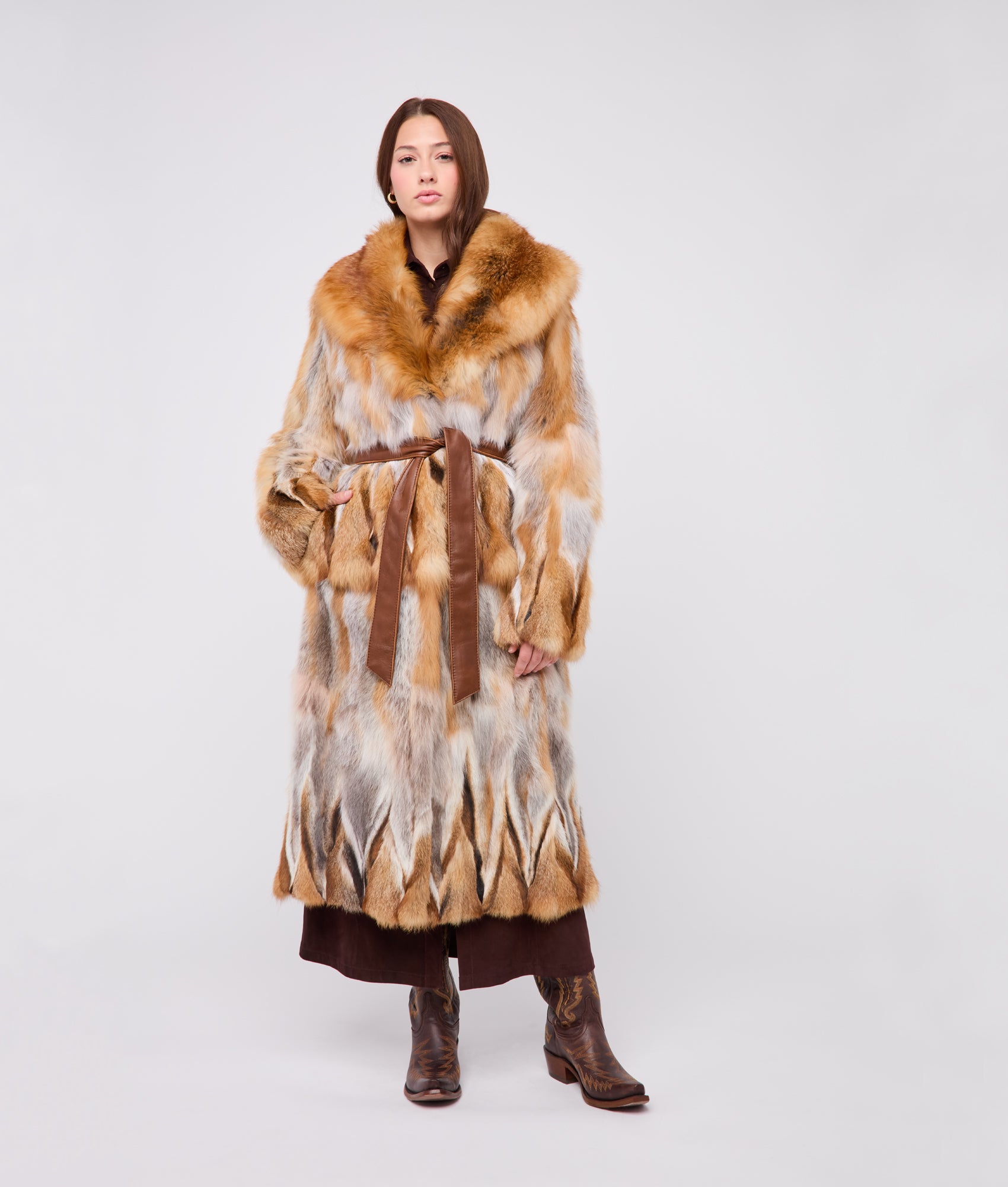 RIELLE RICHE リエルリシェ Fur Coat(Brown) RIELLE RICHE リエルリシェ Fur Coat(Brown) RIELLE RICHE
