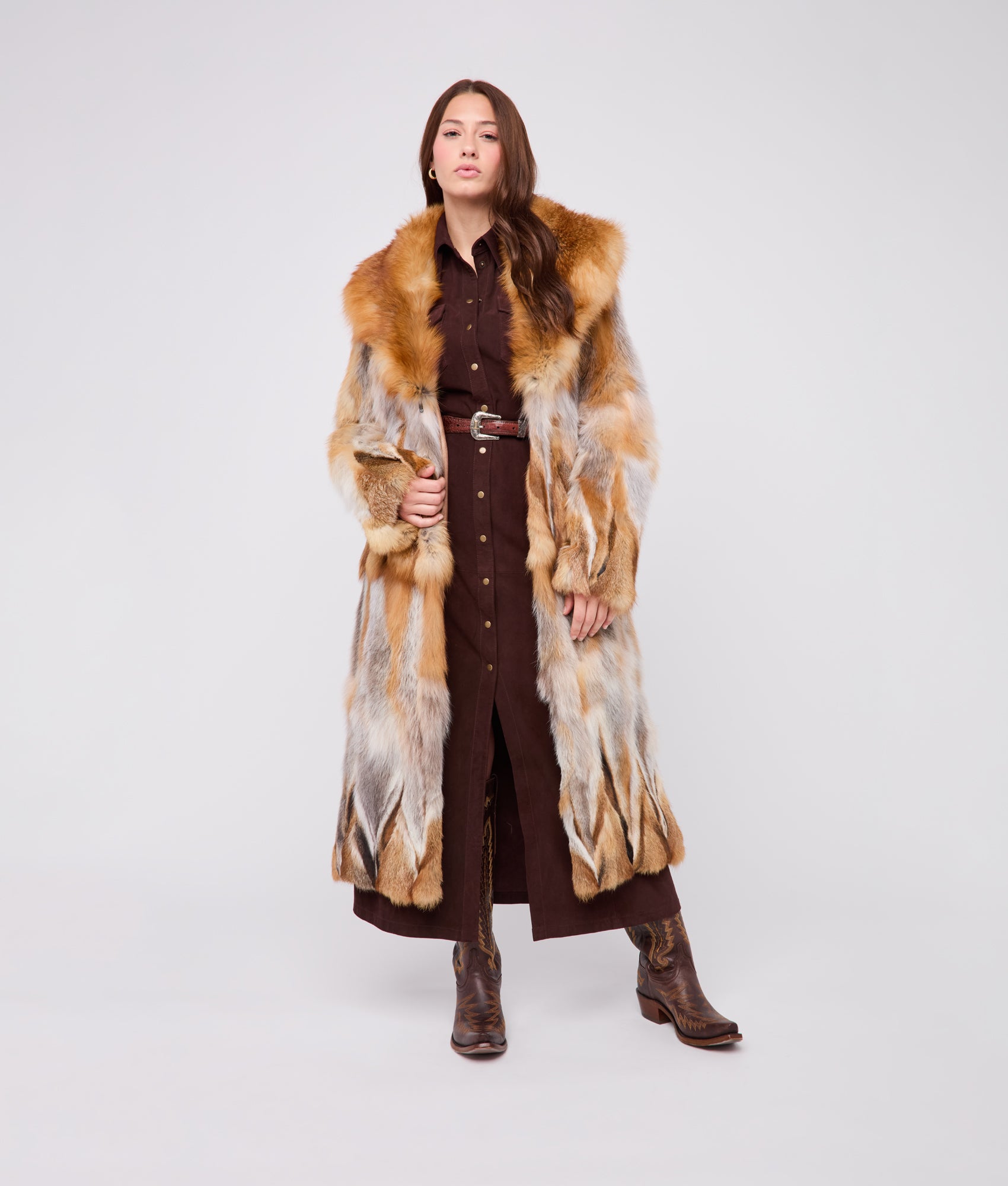 Lorelai Fur Coat - Lucchese