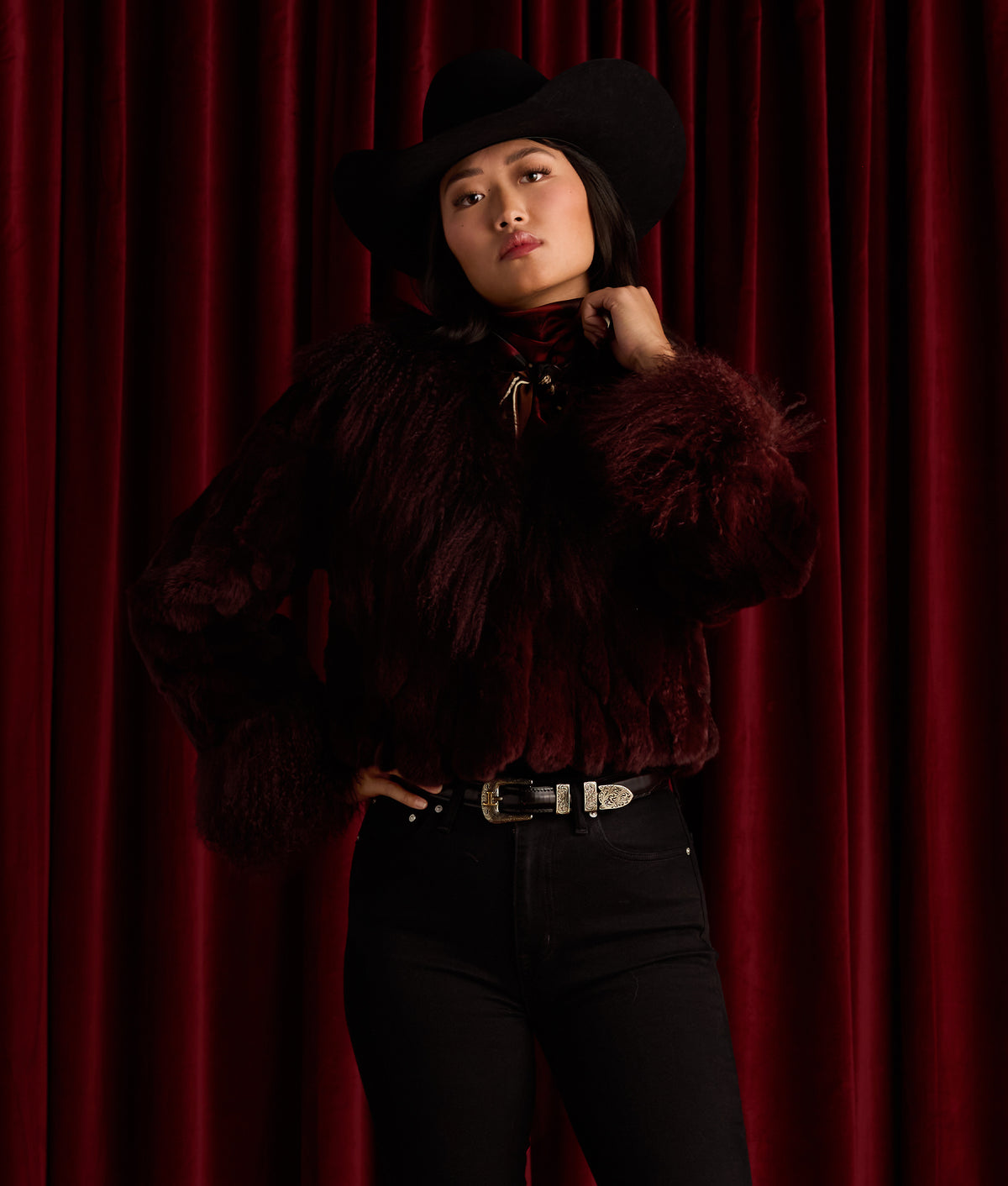 Smooth Goat Tapered :: Black Cherry 5