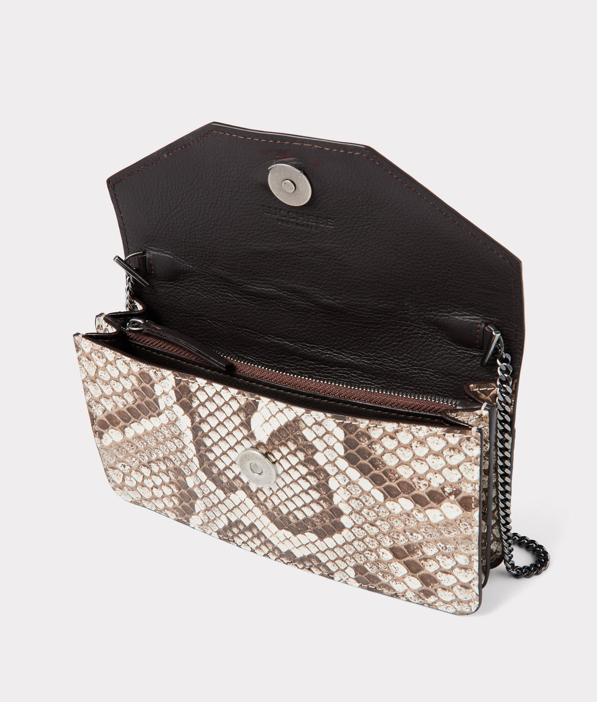 Long Exotic Wallet On A Chain :: Natural 7