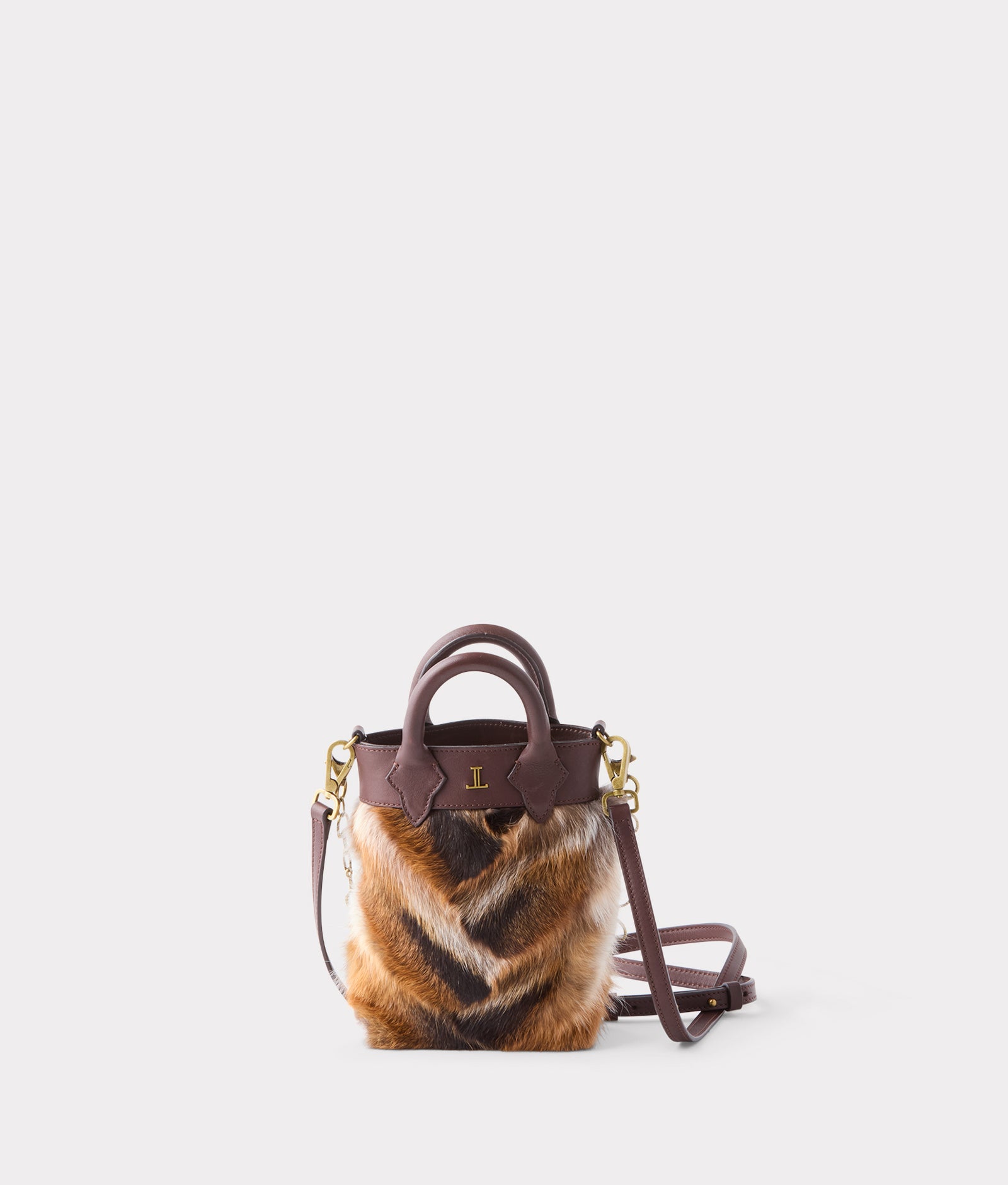 Mini Lola Fur Shopper :: Brown