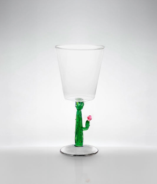 Cactus Wine Glasses :: Green