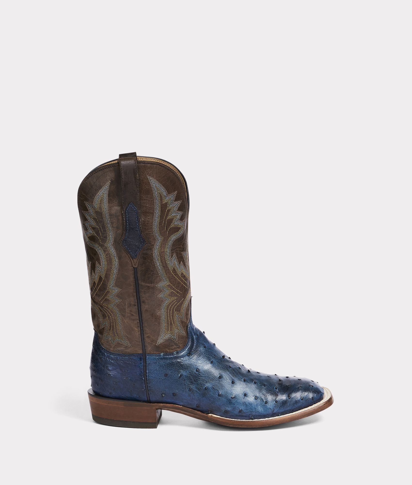 Cliff Boot Navy Chocolate Lucchese