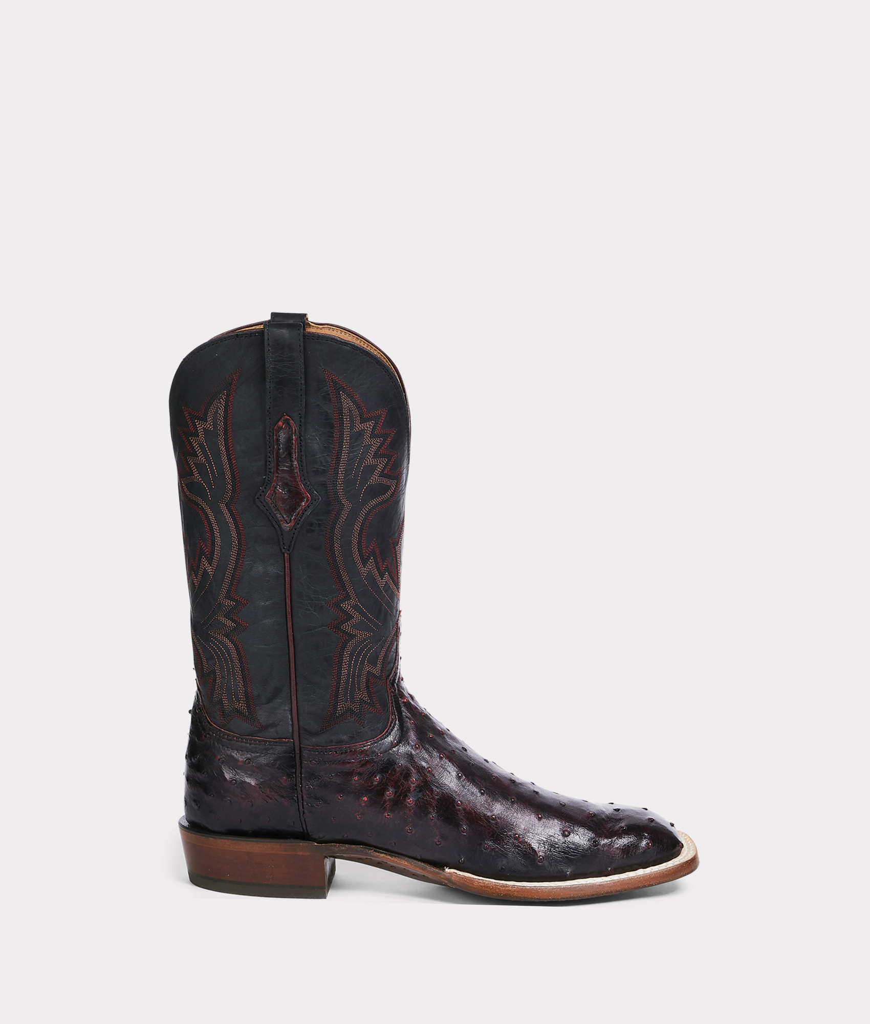 Cliff Boot Black Cherry Black Lucchese