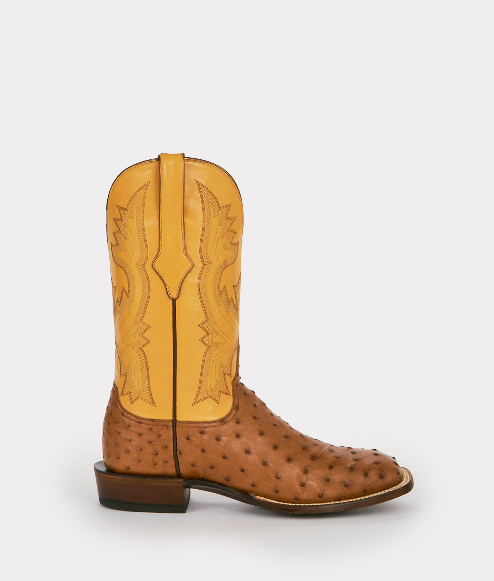 美品】Lucchese classics（キャメル×ホワイトのコンビ）