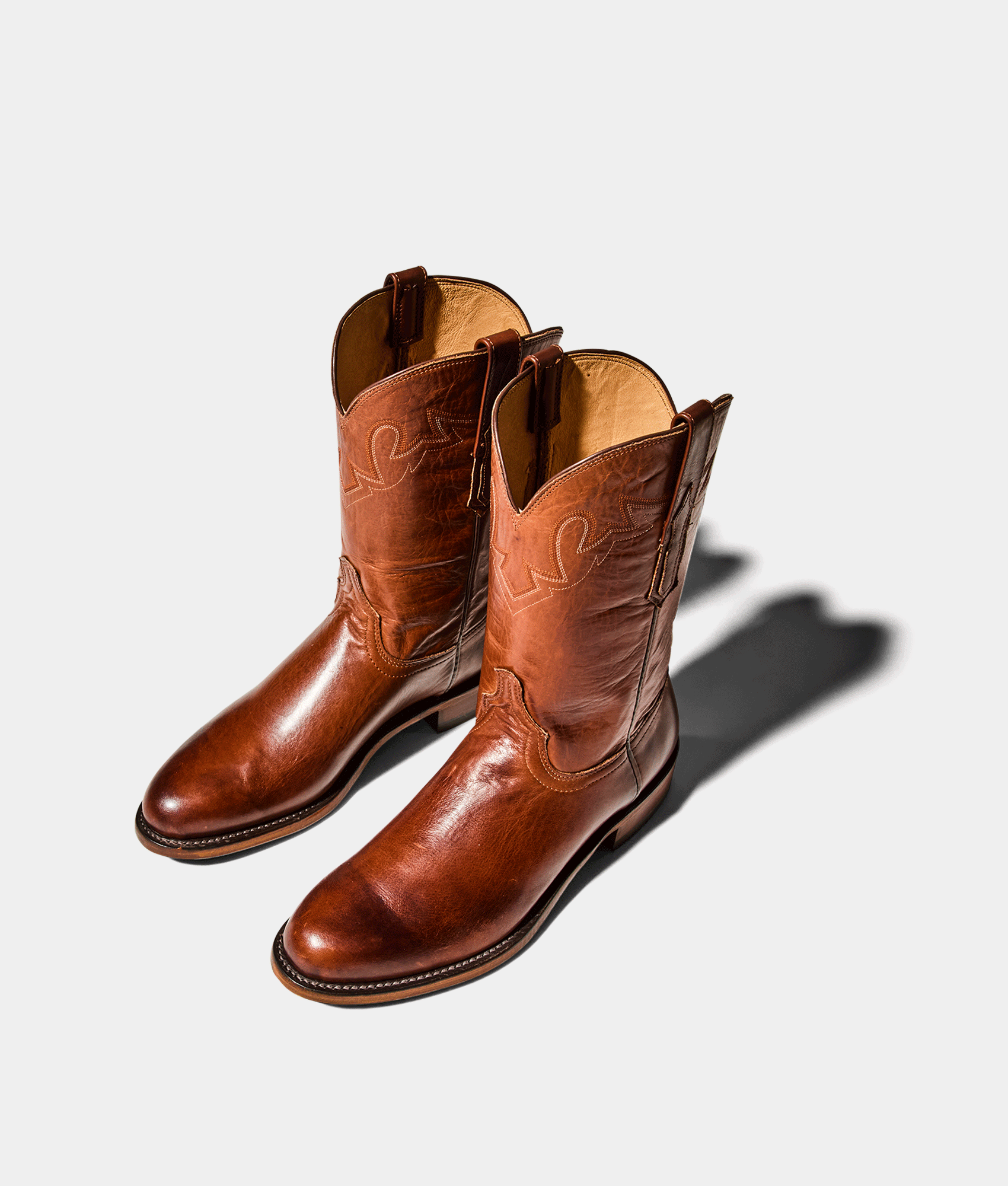 Sunset Roper Boot - Tan Ranch Hand - Lucchese