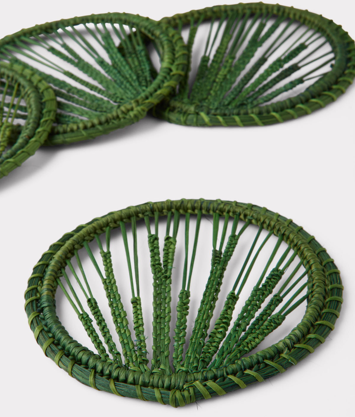 Tucson Saguaro Agave Coasters - Set Of Four :: Green 2