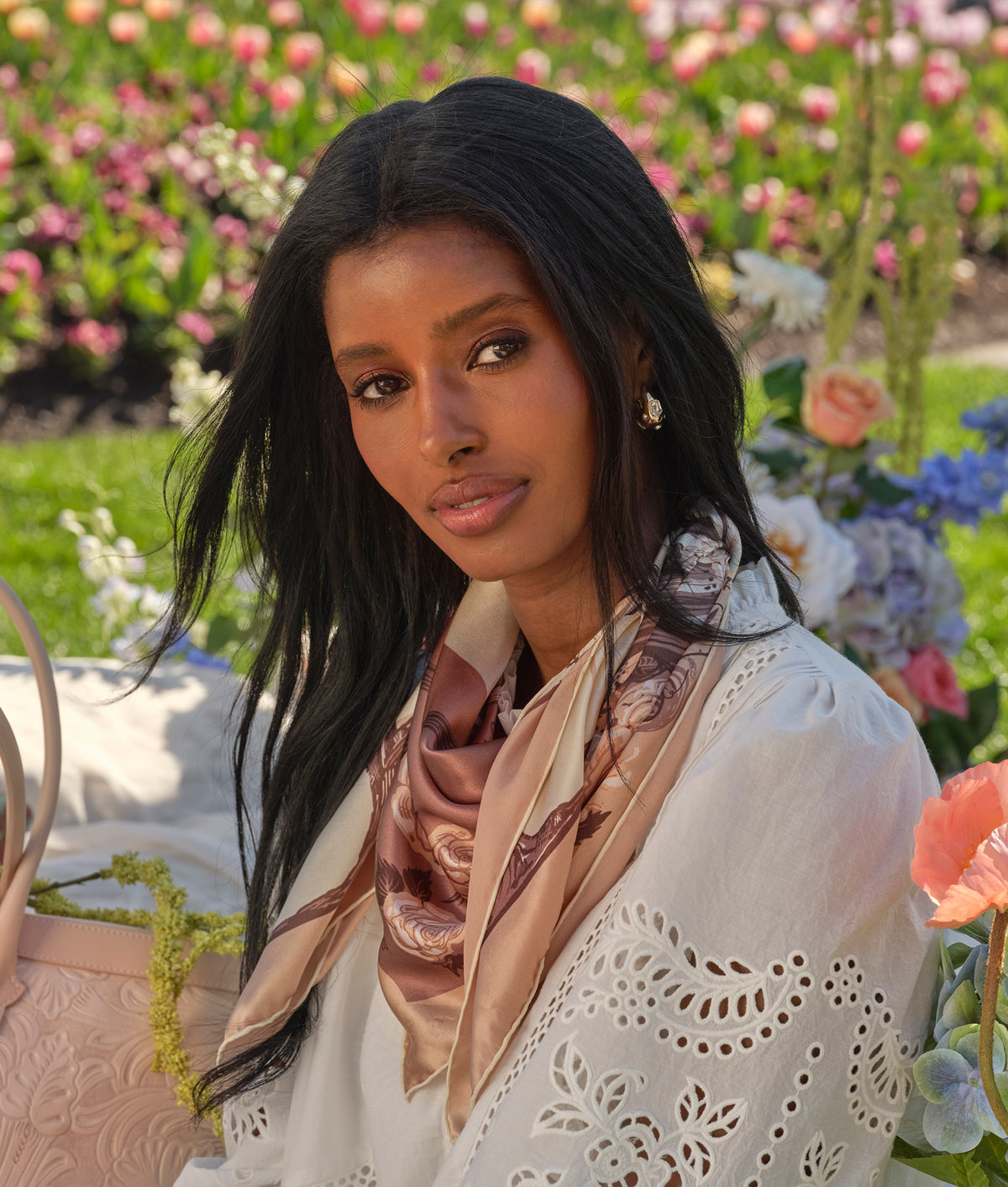 Cavalry Rose Scarf :: Blush 4