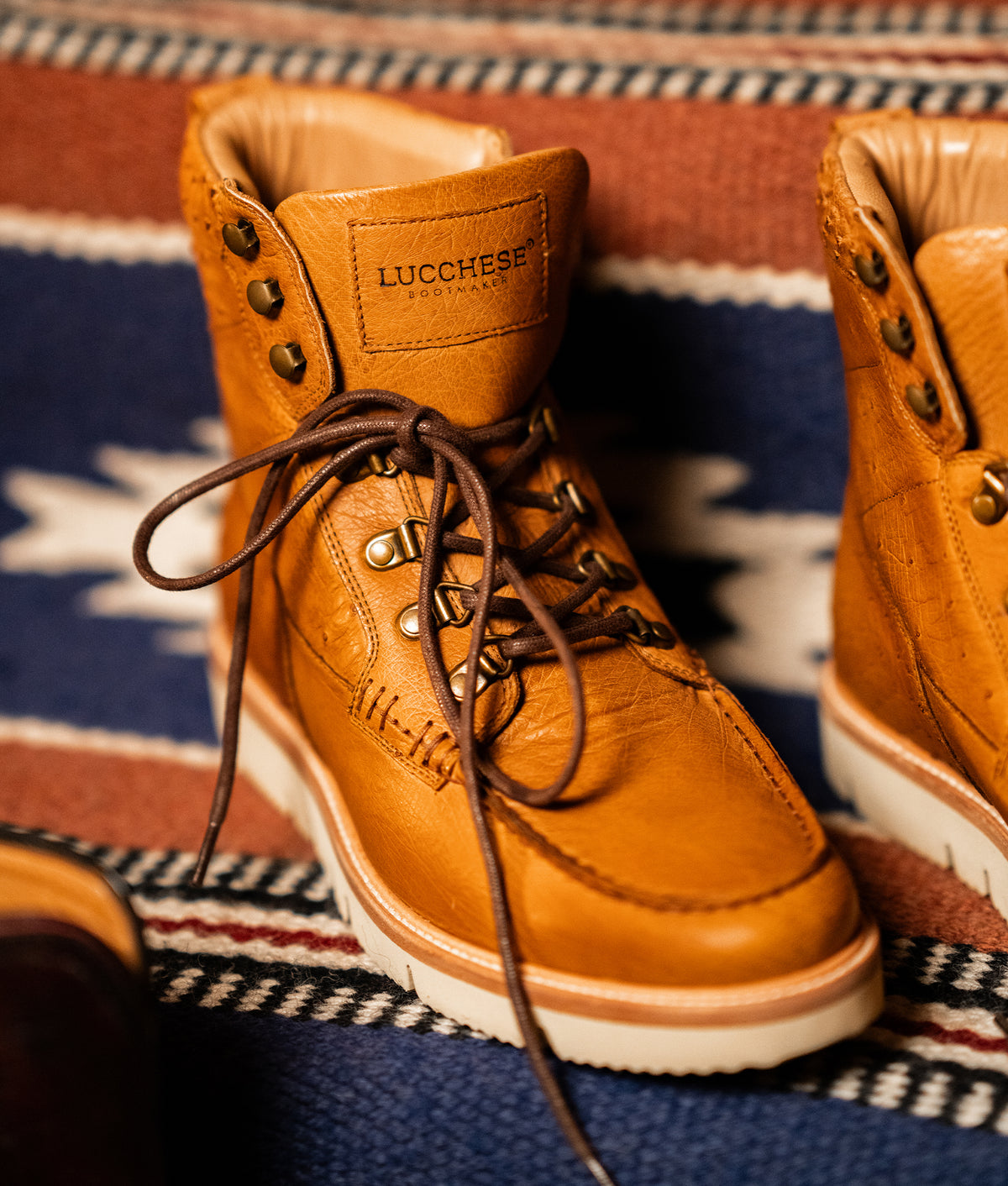 Ridgeline Exotic Lace Up Boot :: Barnwood 9