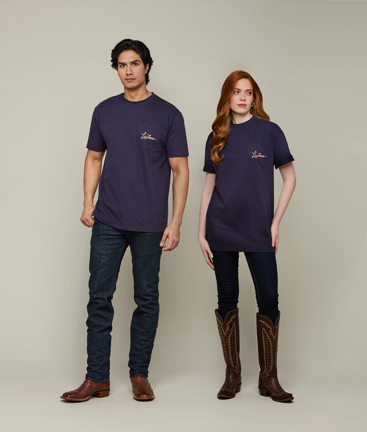 Hotel Drover Tee :: Navy 3