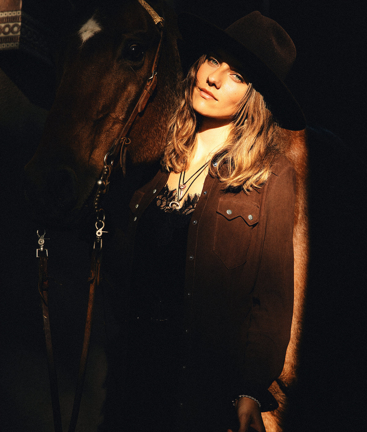 Delilah Suede Duster :: Chocolate 2