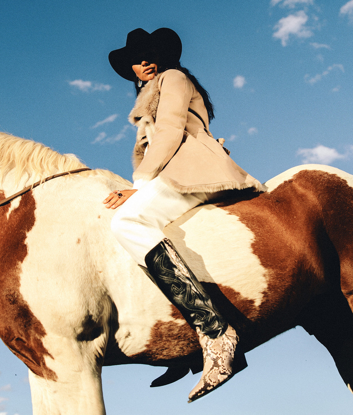 Skye Shearling Coat :: Grey 9