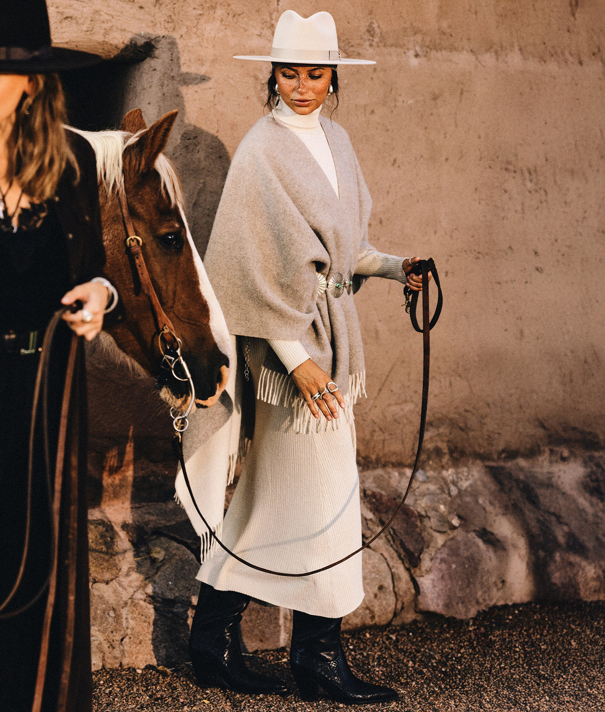 Celeste Turtleneck Dress :: Ecru 4