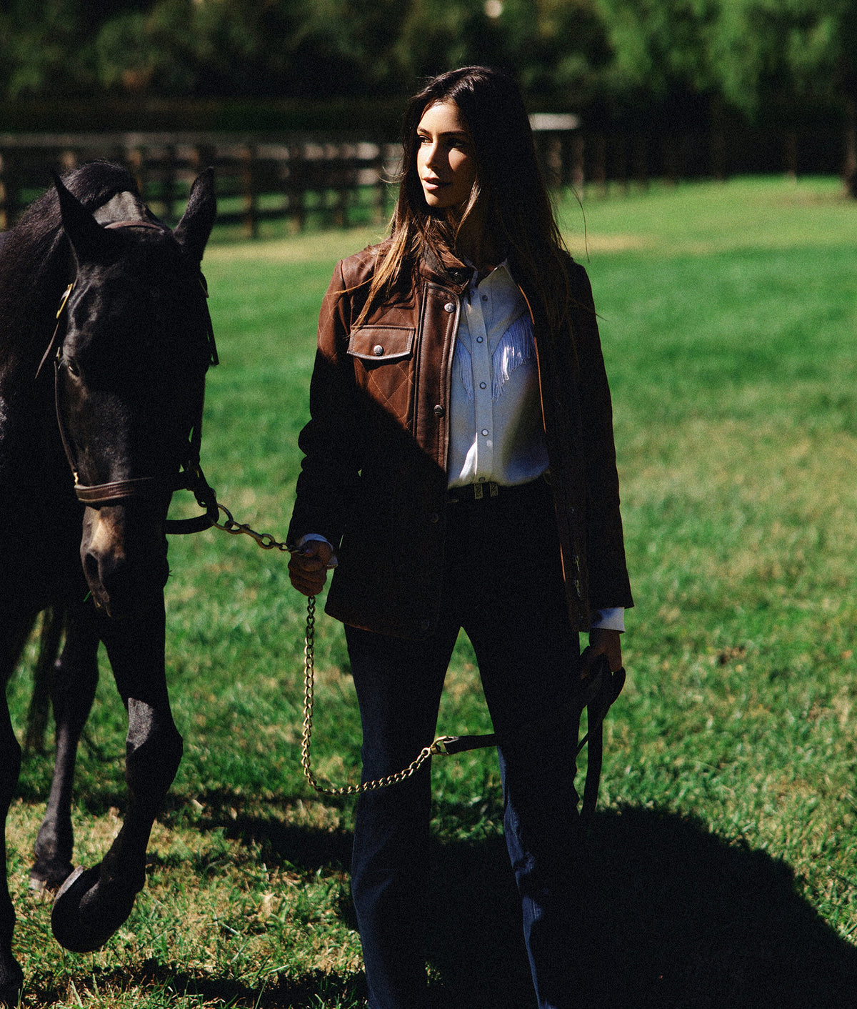 Wasatch Quilted Leather Jacket :: Bourbon 8