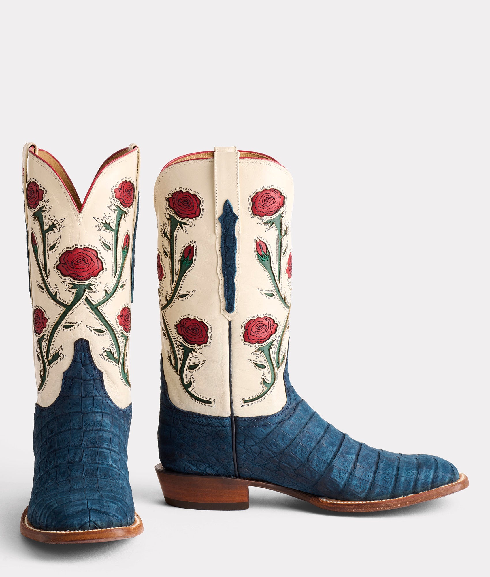 Evening Patriot Boot Navy Lucchese