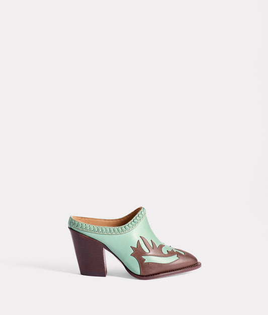 Patti II :: Turquoise/Whiskey