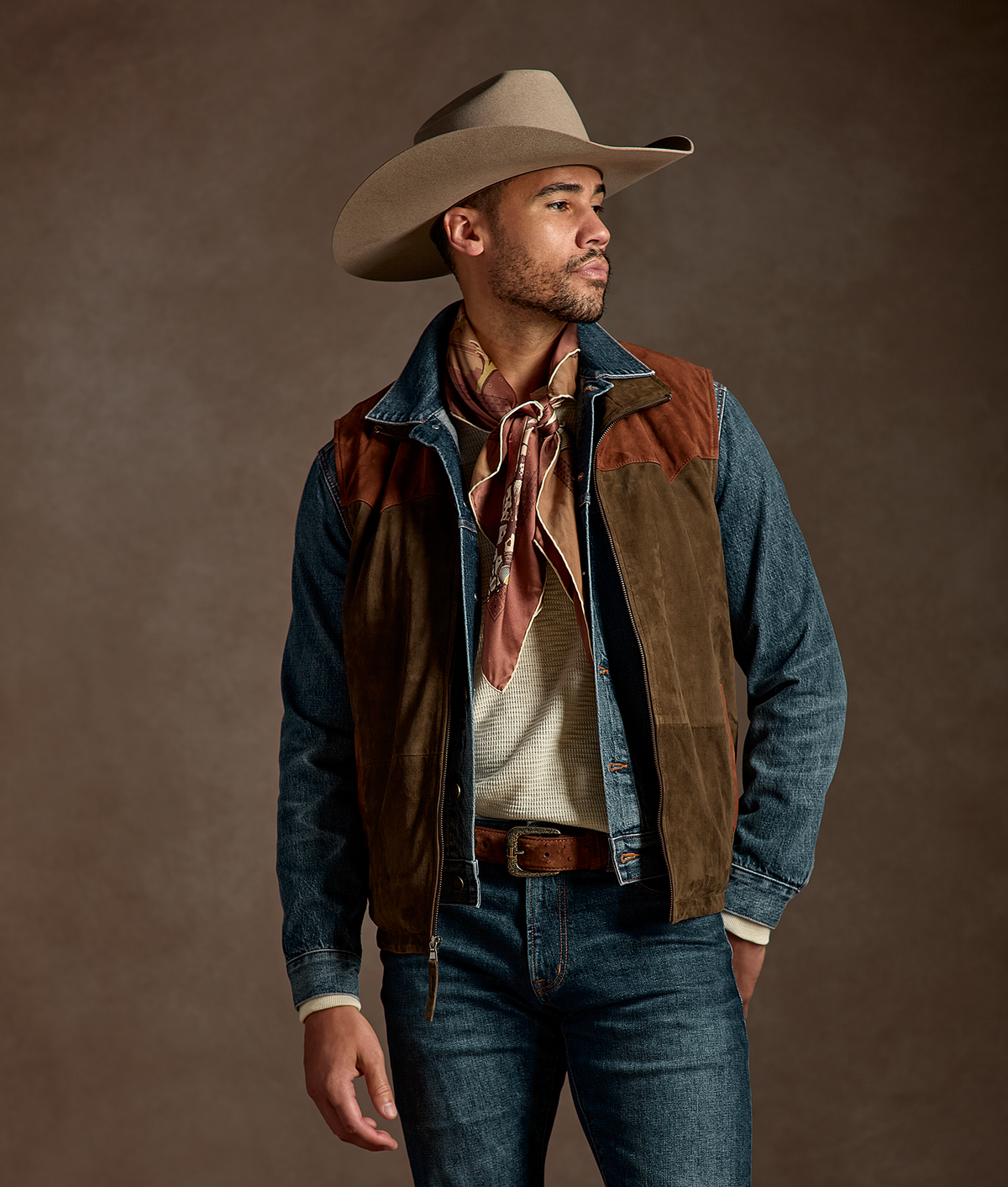 Earl Denim Trucker Jacket :: Saddleback Blue 2