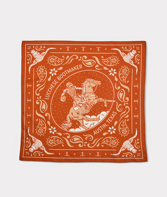 Austin Bronc Bandana :: Burnt Orange