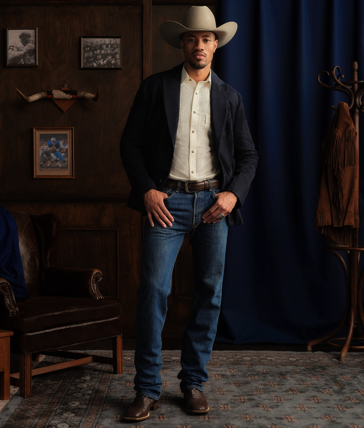 Jesse Men's Slim Straight Jean :: True Blue 6