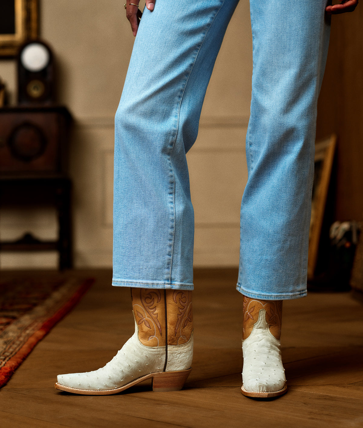 Jolene High-Rise Straight Leg Jean :: Prairie 6