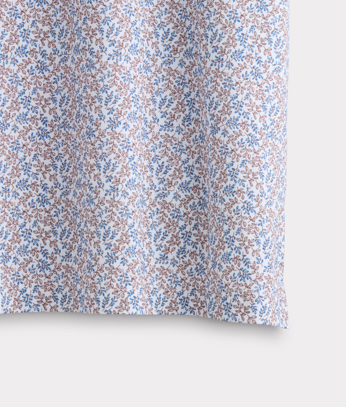 Lucchese Golf Polo :: Brown And Blue Floral 8