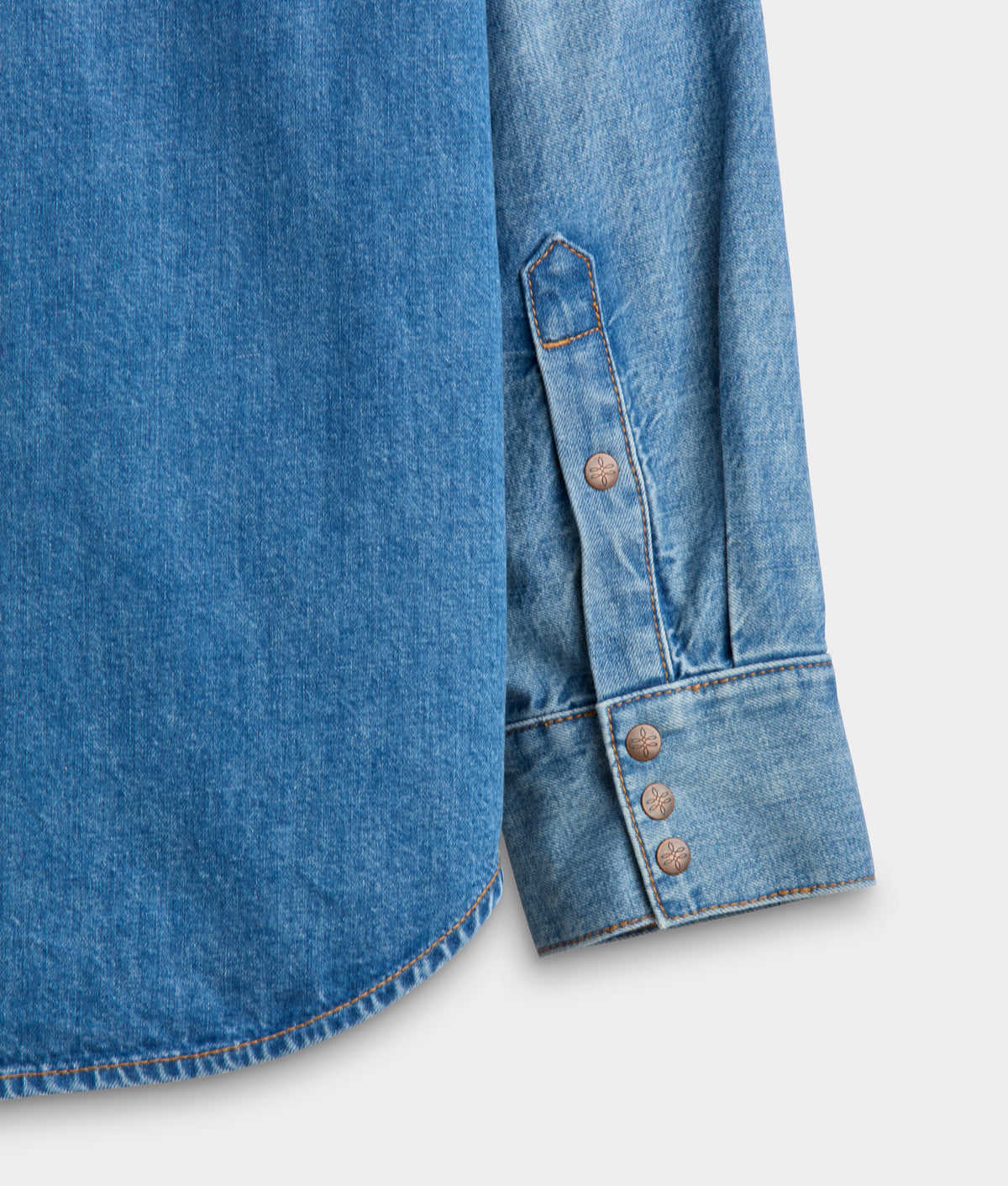 Jordy Denim Shirt :: Small Town Blue 8