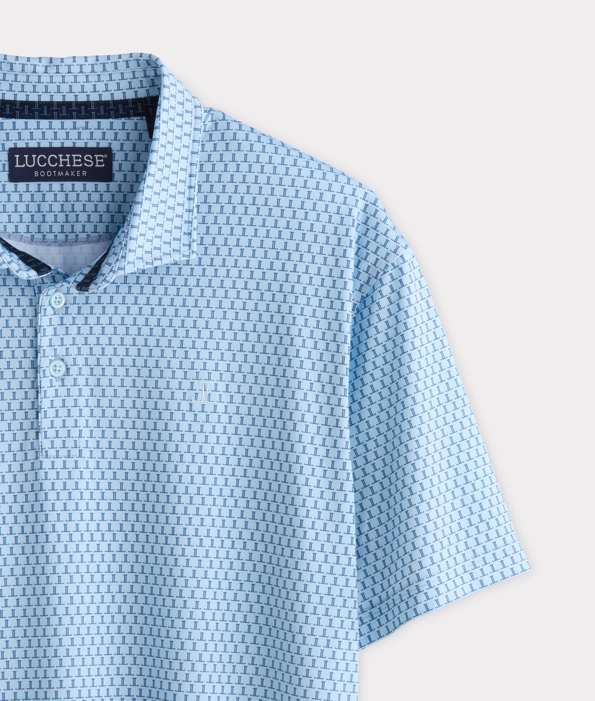 Lucchese Golf Polo :: Turquoise 6