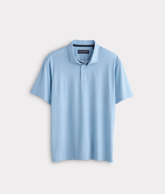Lucchese Golf Polo :: Turquoise