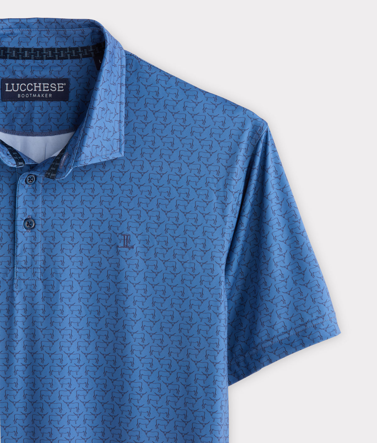 Lucchese Golf Polo :: Navy 5