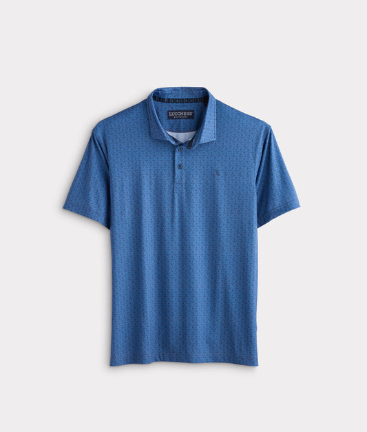 Lucchese Golf Polo :: Navy
