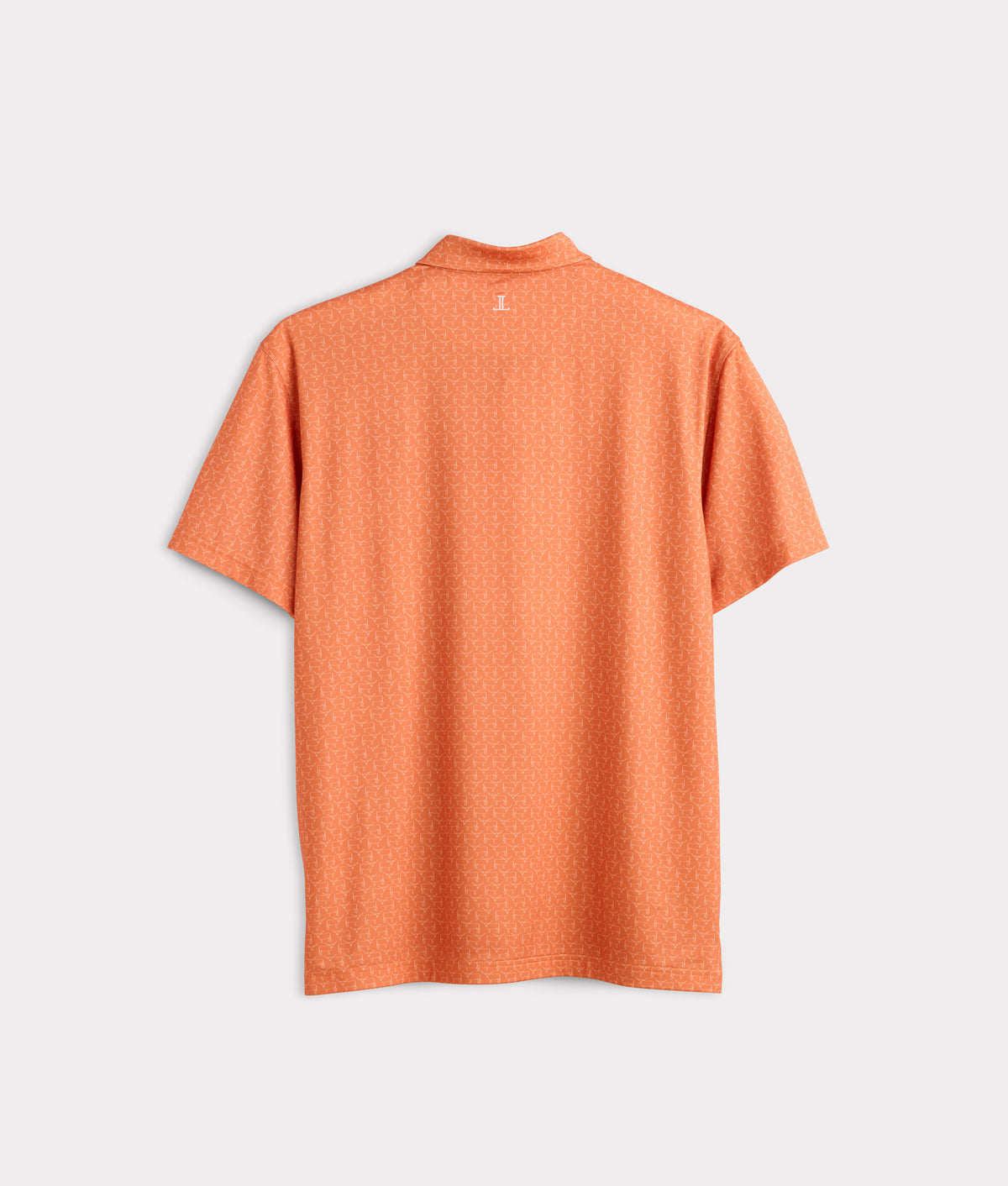 Lucchese Golf Polo :: Burnt Orange 3