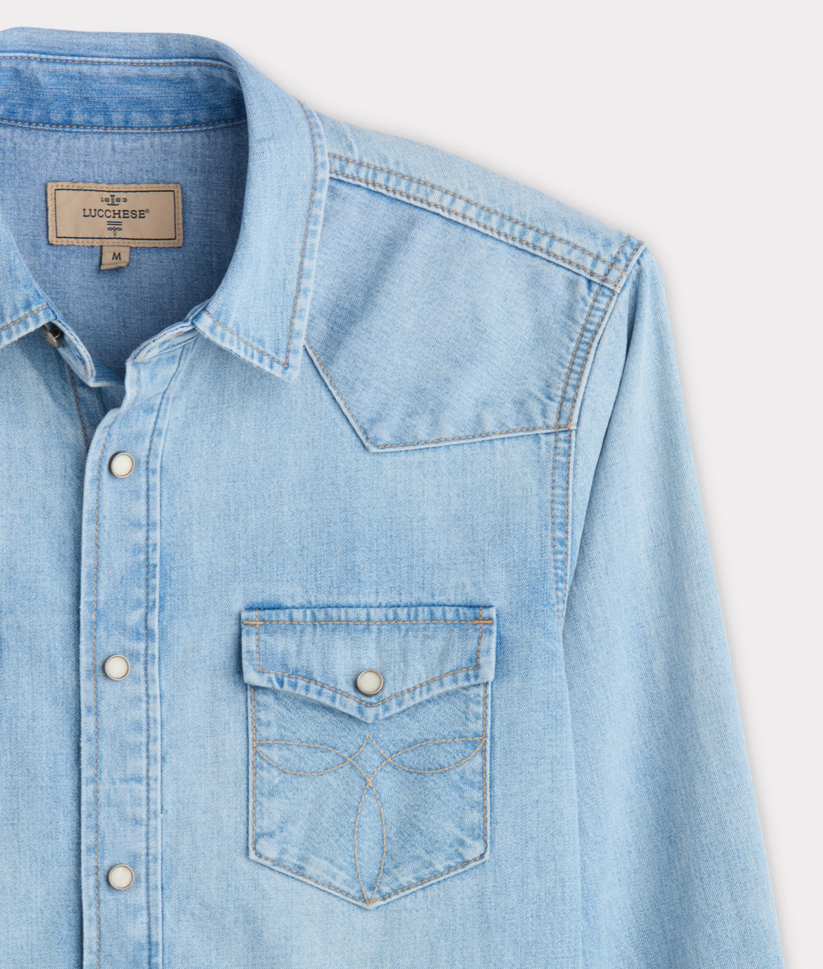 Jacob Men's Shirt :: Chambray Blue 4