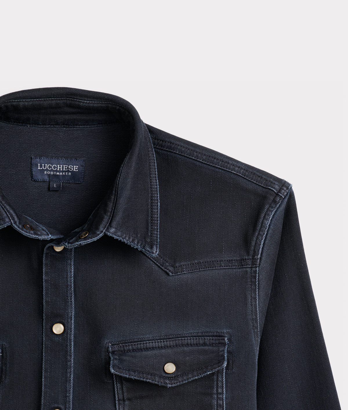 Roper Denim Shirt :: Black Denim 4