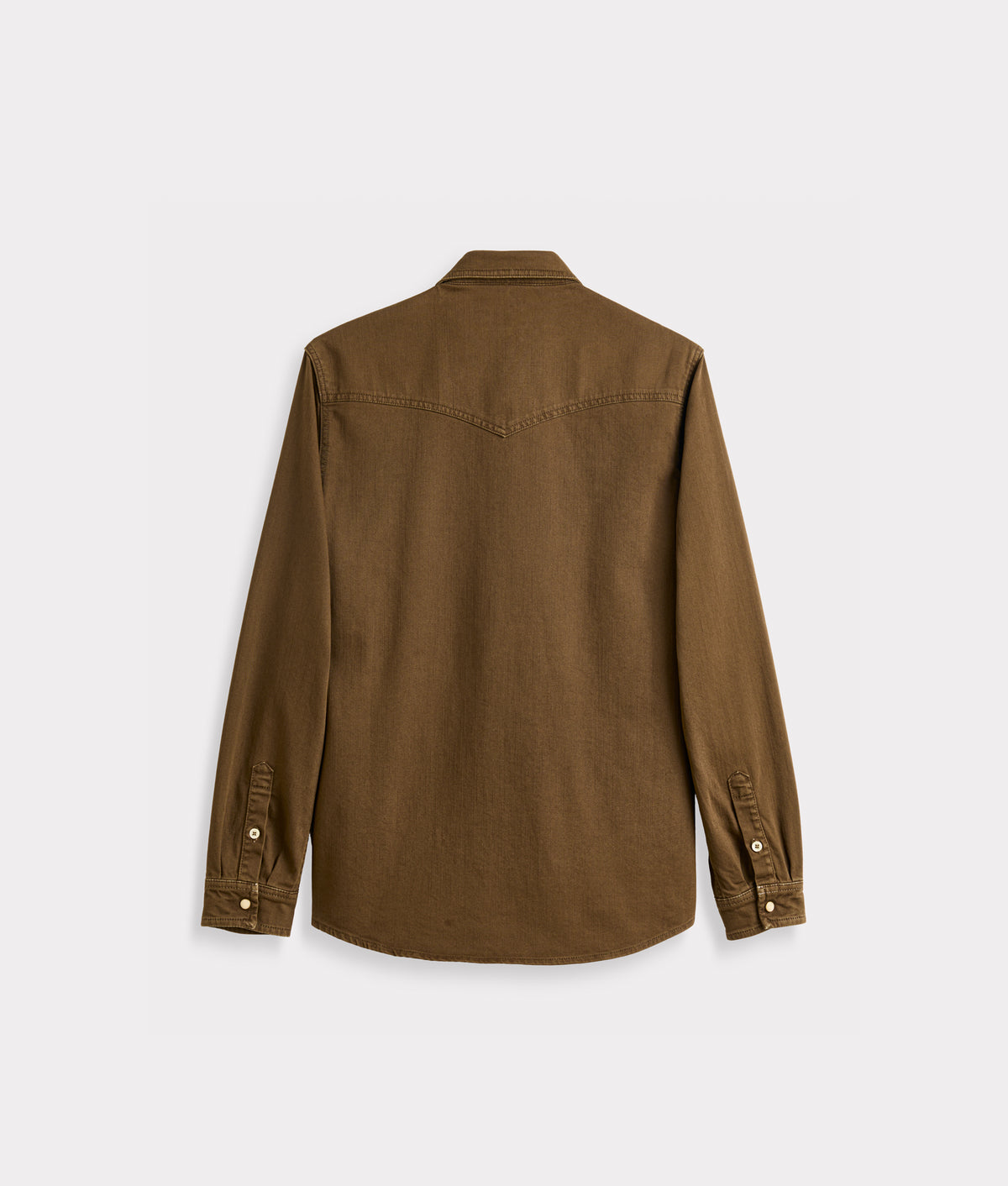 Roper Denim Shirt :: Brown Denim 2