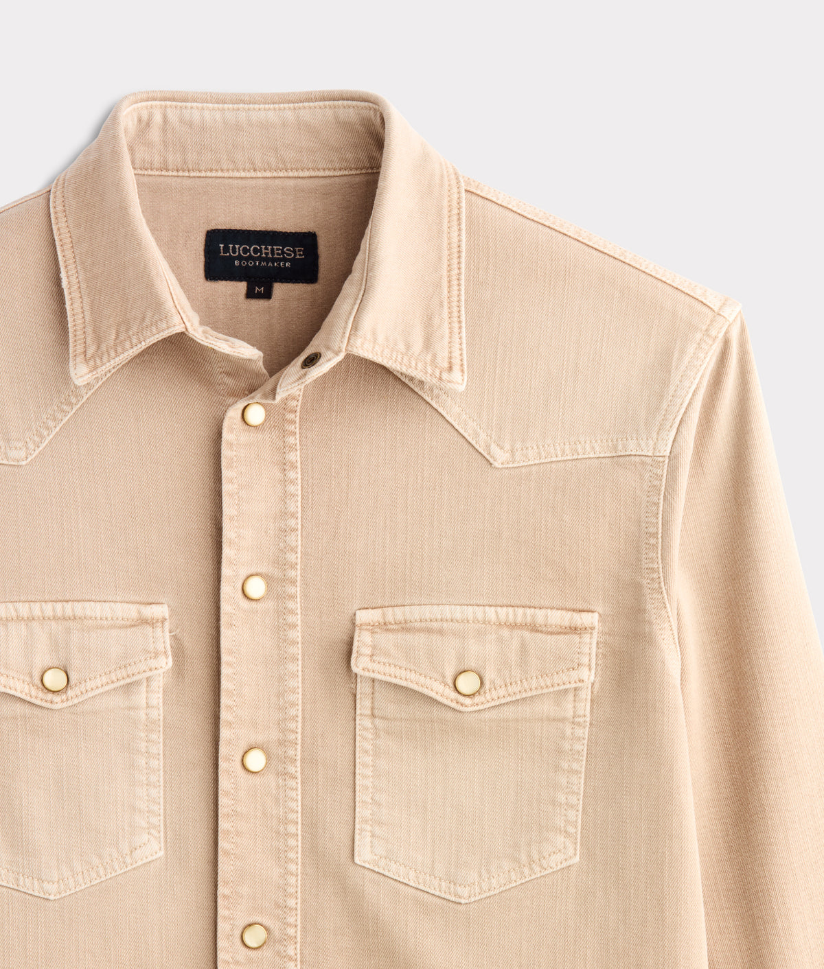 Men's Roper Denim Shirt :: Beige 4