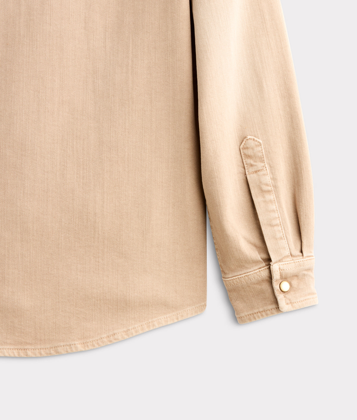 Men's Roper Denim Shirt :: Beige 6