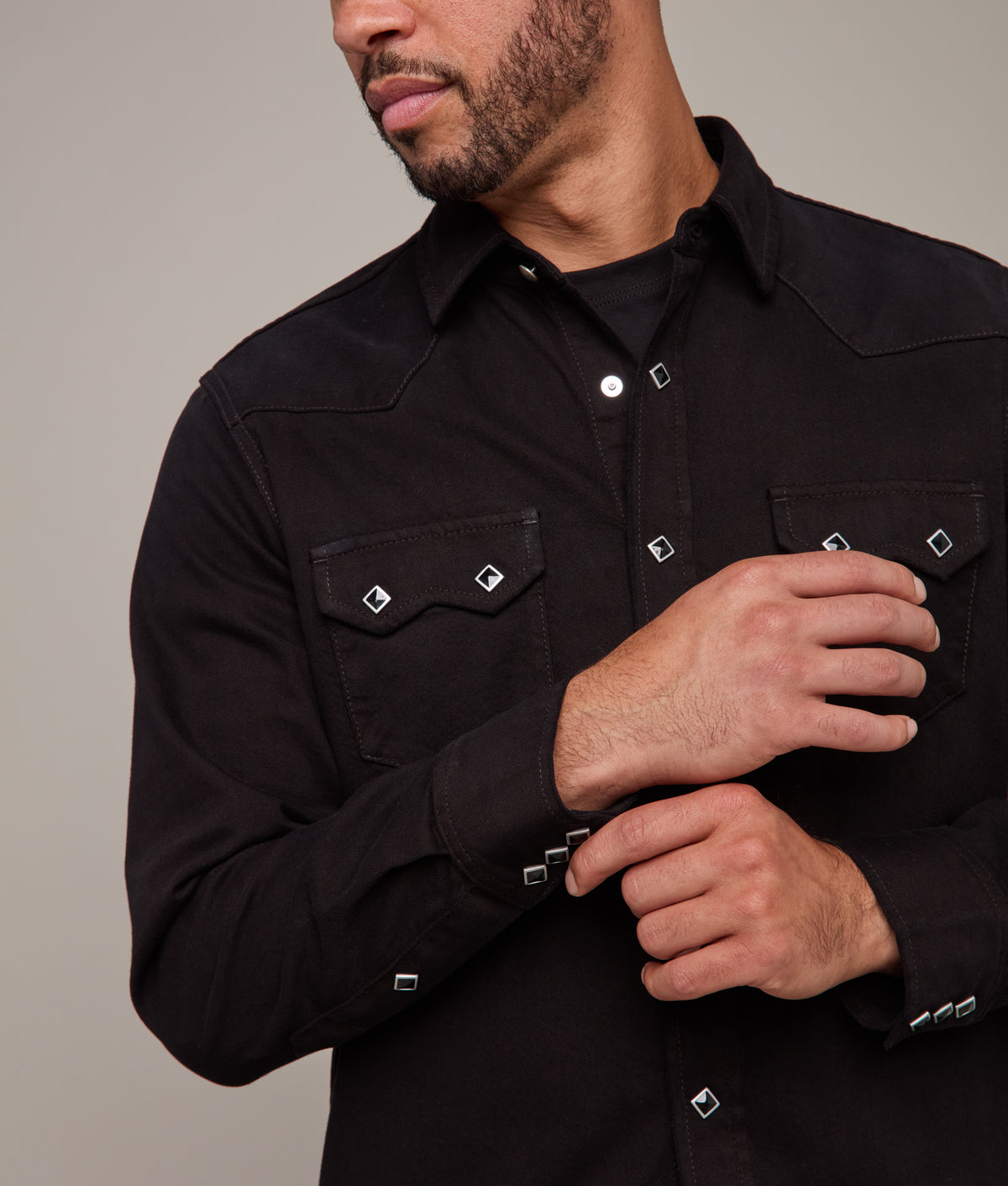 Sawyer Sawtooth Pocket Shirt :: Black 8